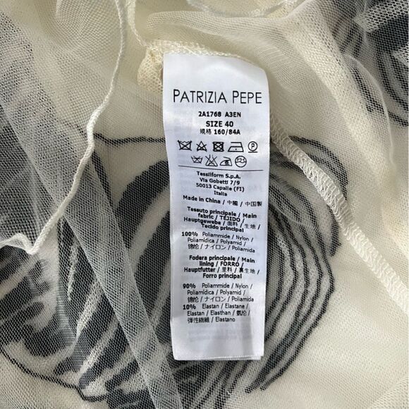 PATRIZIA PEPE Lea Embroidered Dress 40 - Picture 8 of 16